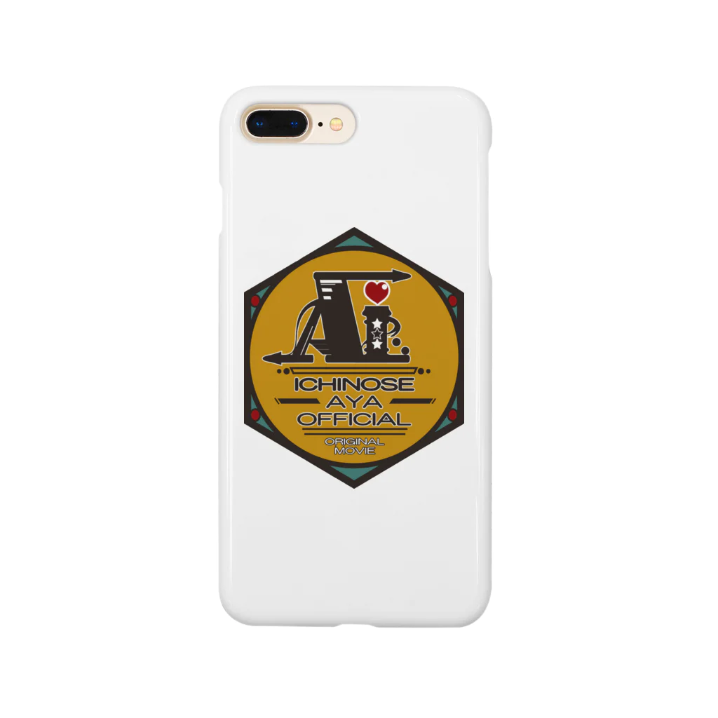 🤍一ノ瀬 彩 🐇⸒⸒ suzuri支店🤍の一ノ瀬彩:LOGO_勲章風【英語】 Smartphone Case