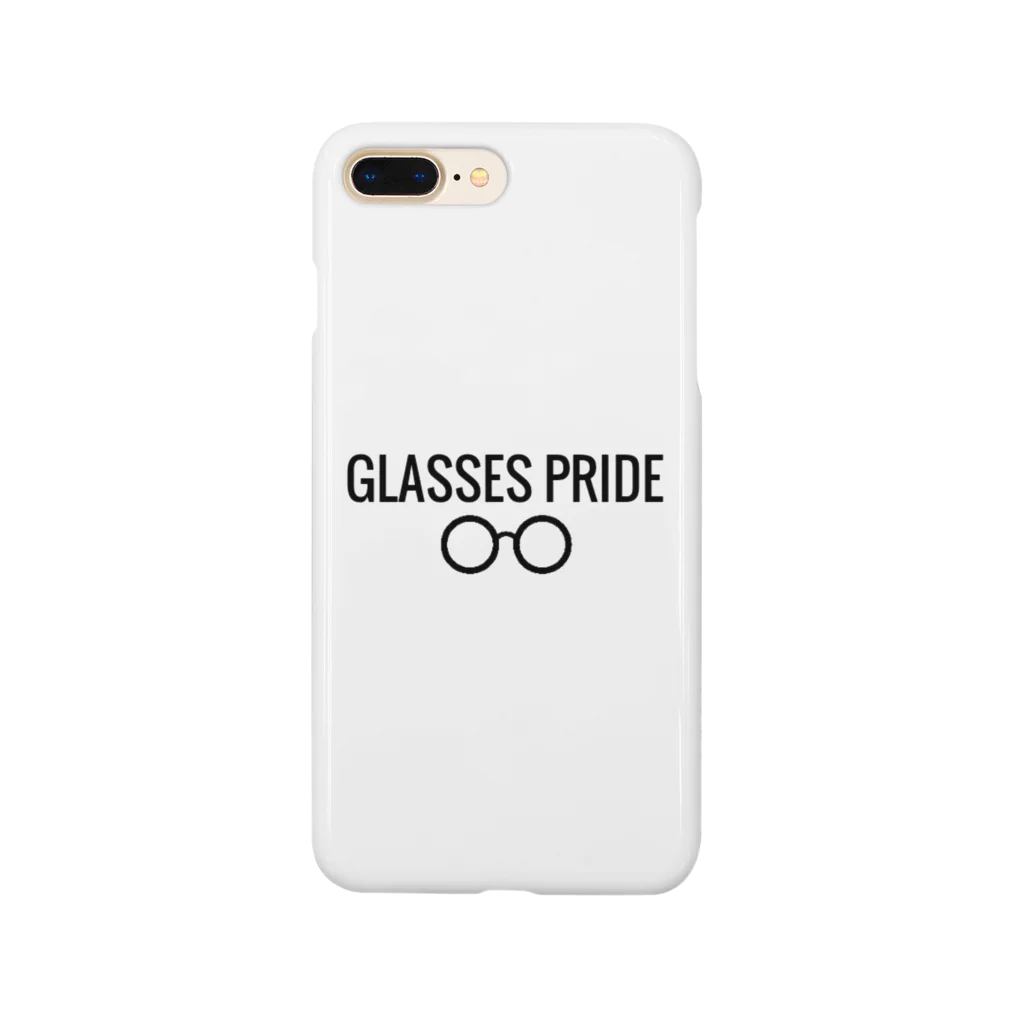 Gokiboの白GLASSES PRIDE スマホケース