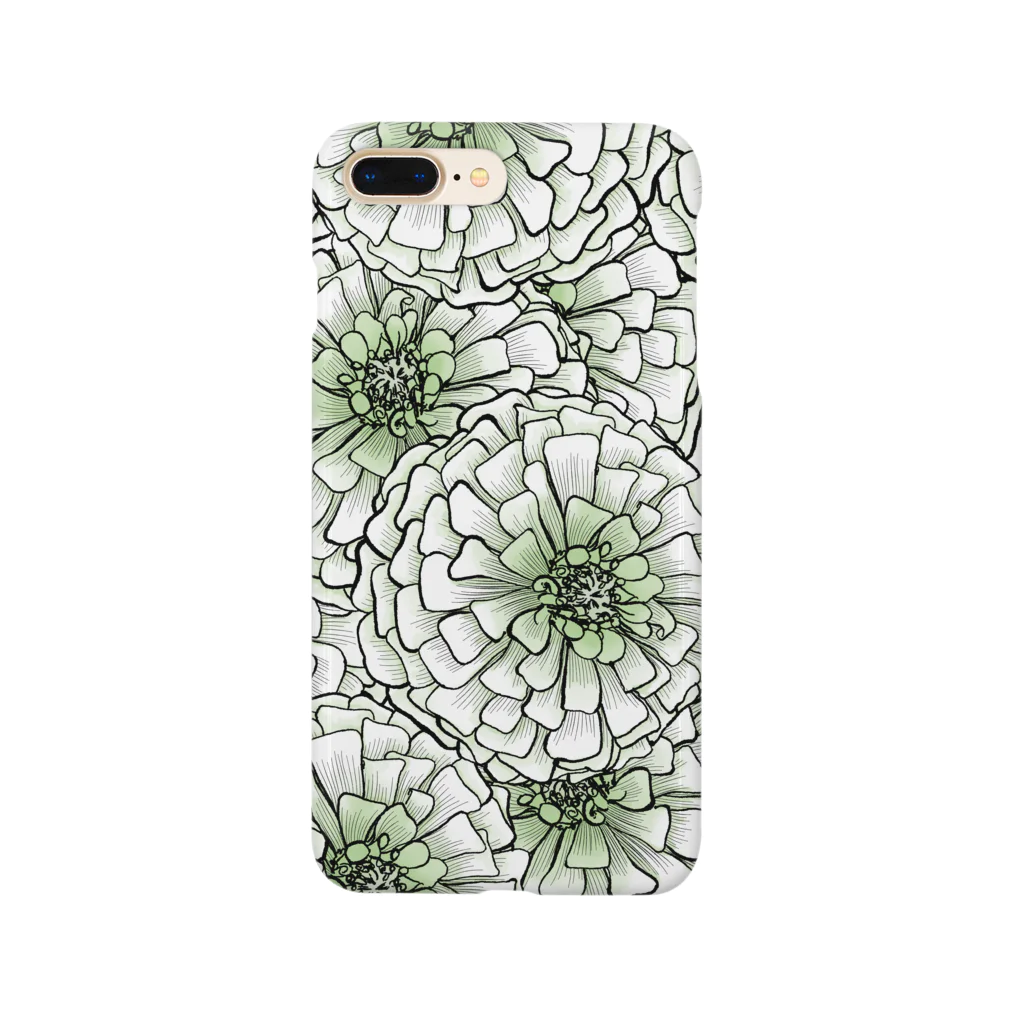 九月（くがつ）の百日草 Smartphone Case