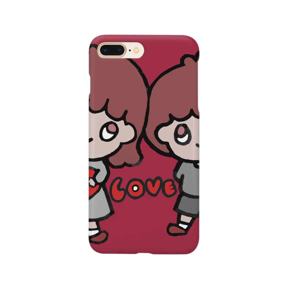 rurugirlの女の子男の子 Smartphone Case