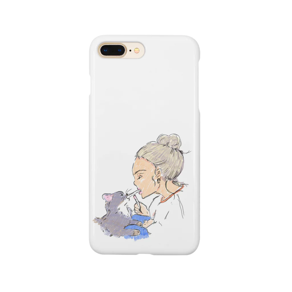 girls girls girlsのcat girl Smartphone Case