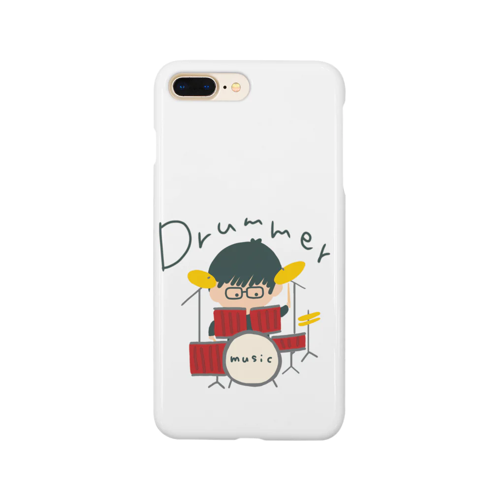 rurugirlのdrummerメガネ君 Smartphone Case