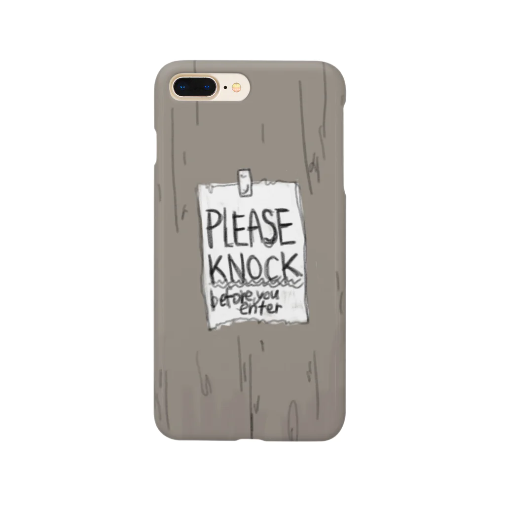 chikoro2525のドアをノックをしてから入ってください Smartphone Case