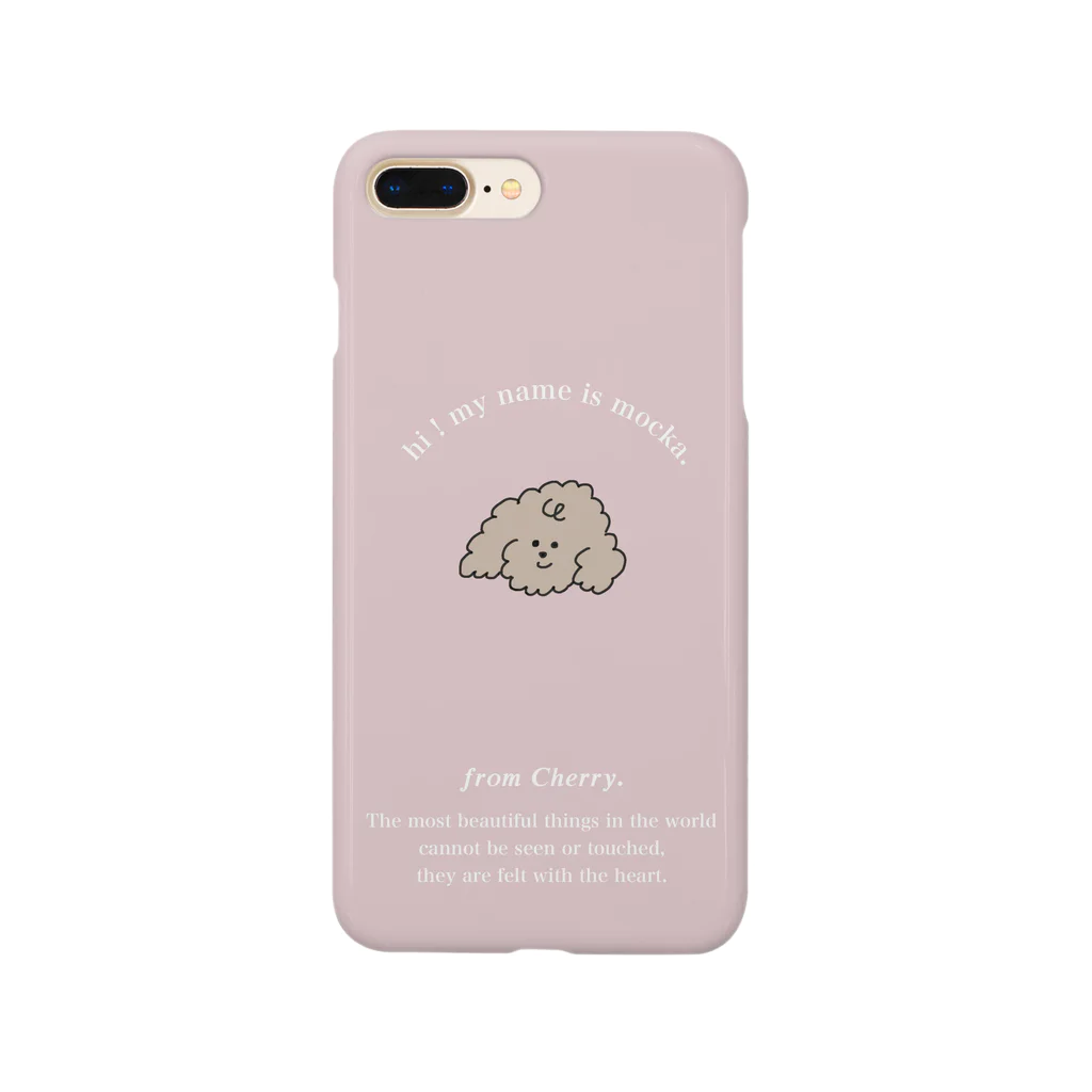 𝑪𝒉𝒆𝒓𝒓𝒚.체리 のスマホケース mocha Smartphone Case