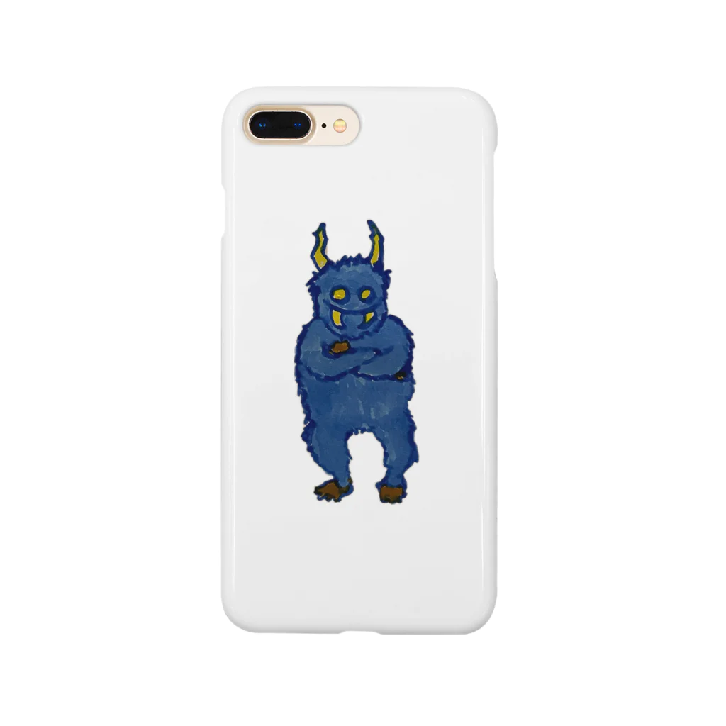 Hisa Desigh Storeのたくましい雪男くん スマホケース