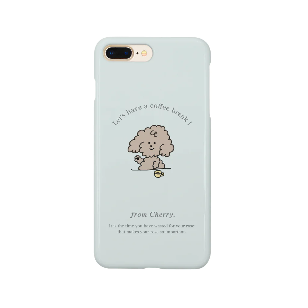 𝑪𝒉𝒆𝒓𝒓𝒚.체리 のスマホケース coffee time Smartphone Case