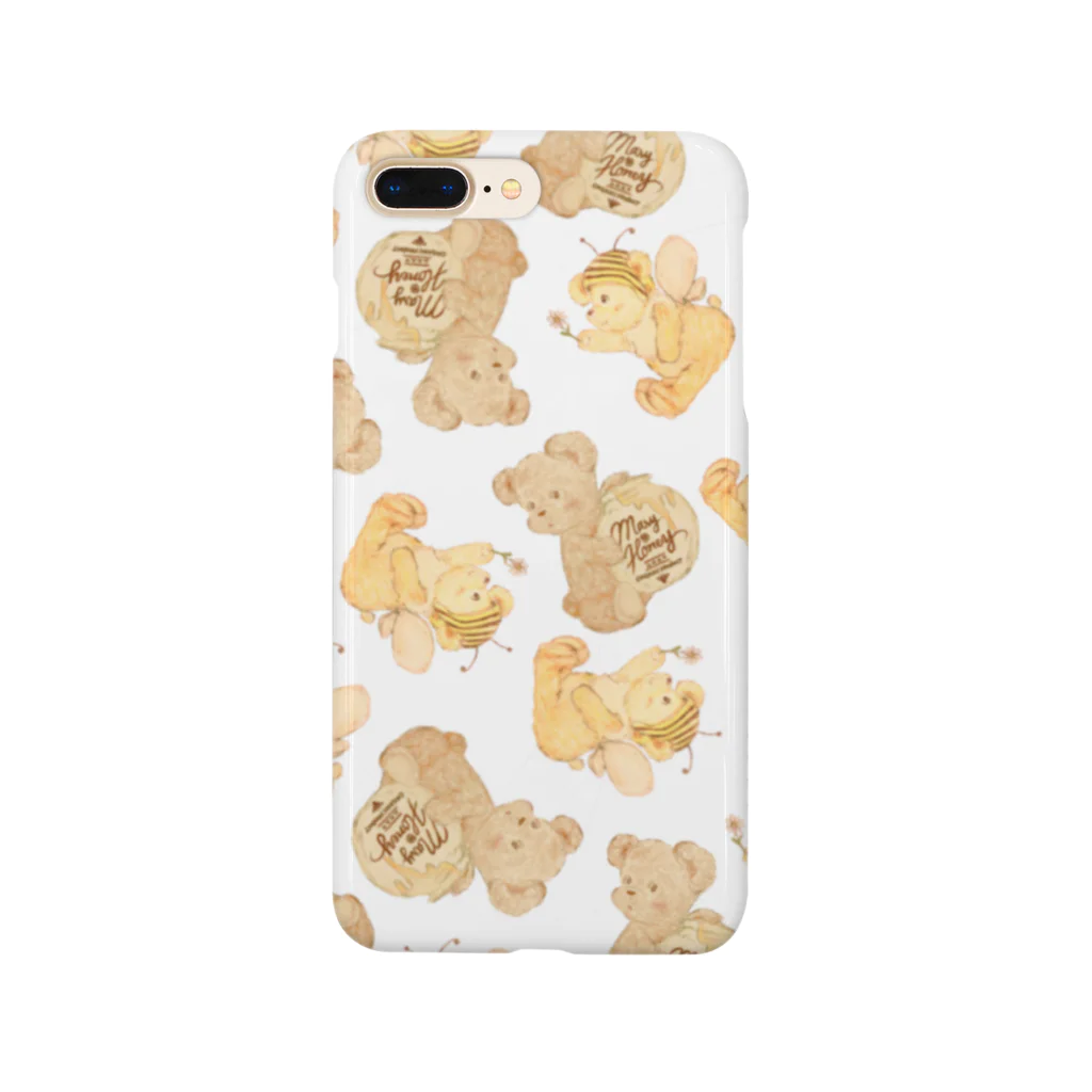 はなえみひまり ❁ maryhoney ❁のくまのヘーゼル総柄ver. Smartphone Case