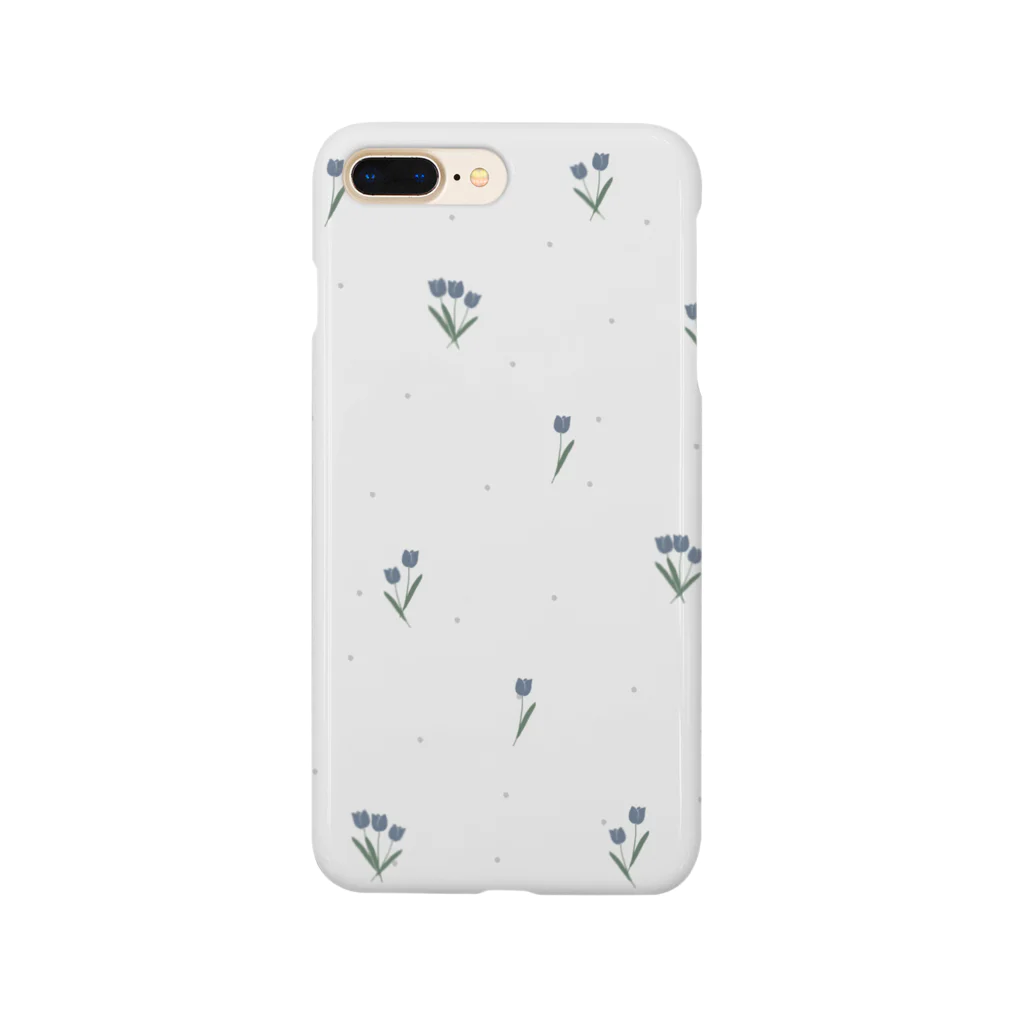 rilybiiのdot *flower pattern スマホケース