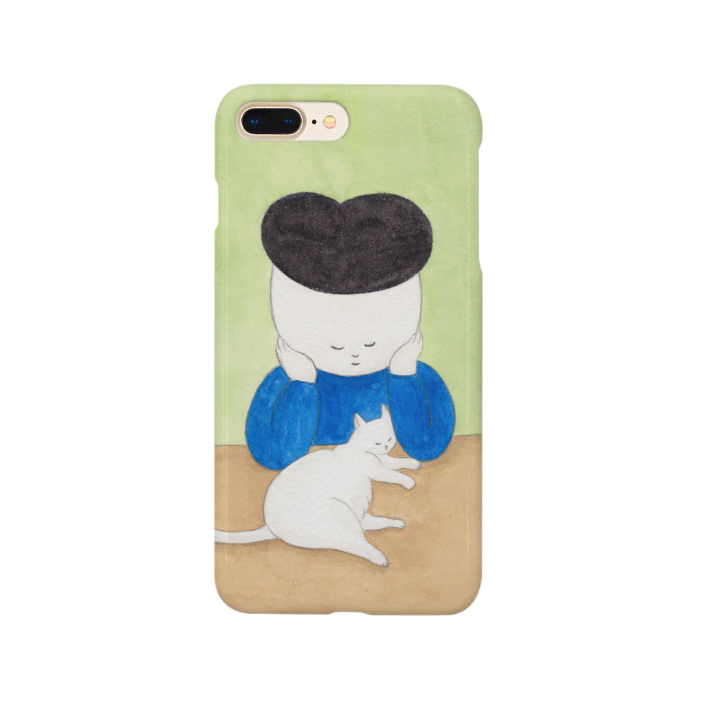 Zacchino!の仲良しな白猫と少年 Smartphone Case