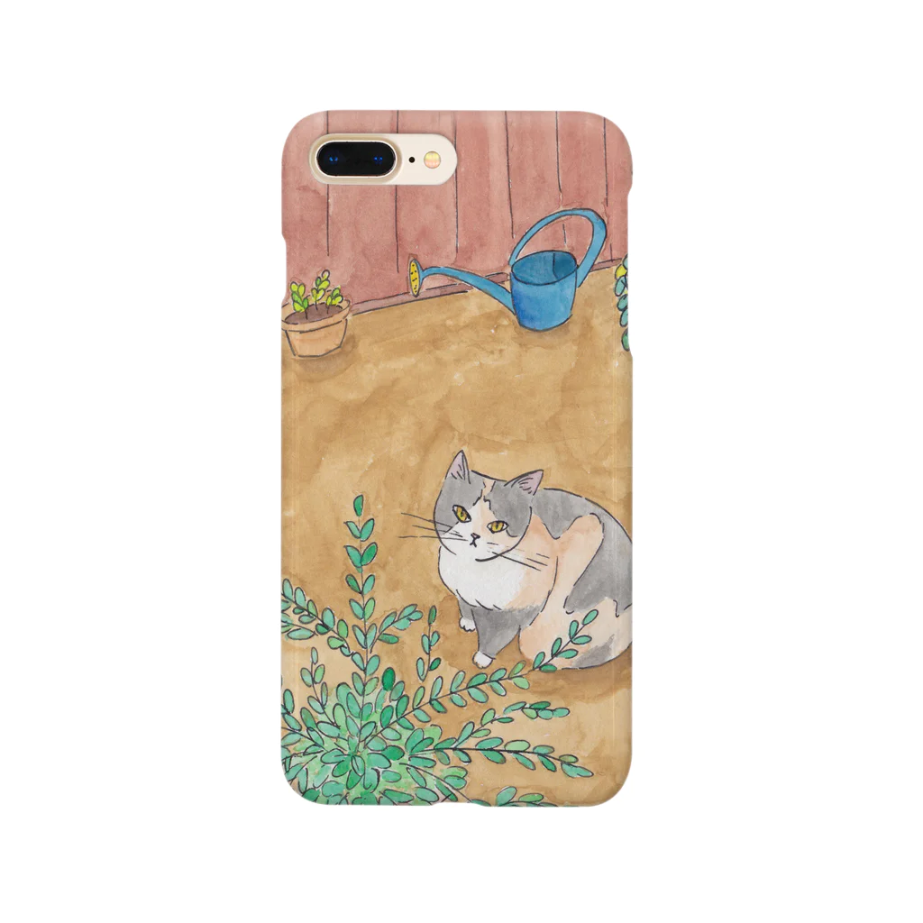 Zacchino!の庭の三毛猫 Smartphone Case