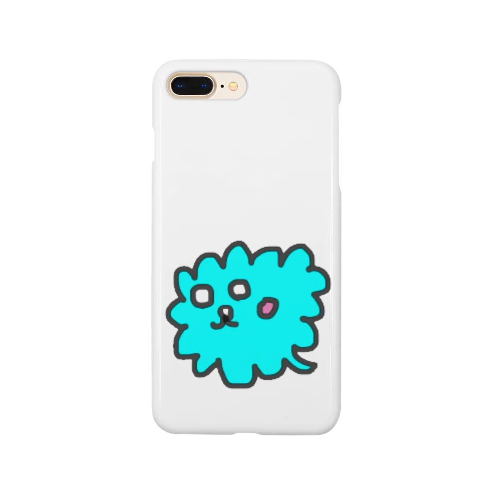 バケネココウボウのもやくもさん(ブルー) Smartphone Case