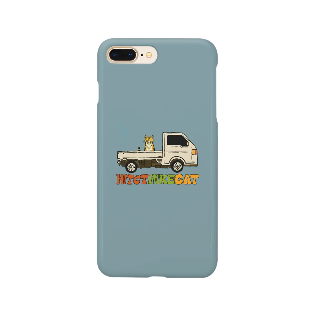 ポニーテールママの野良キャット青 Smartphone Case