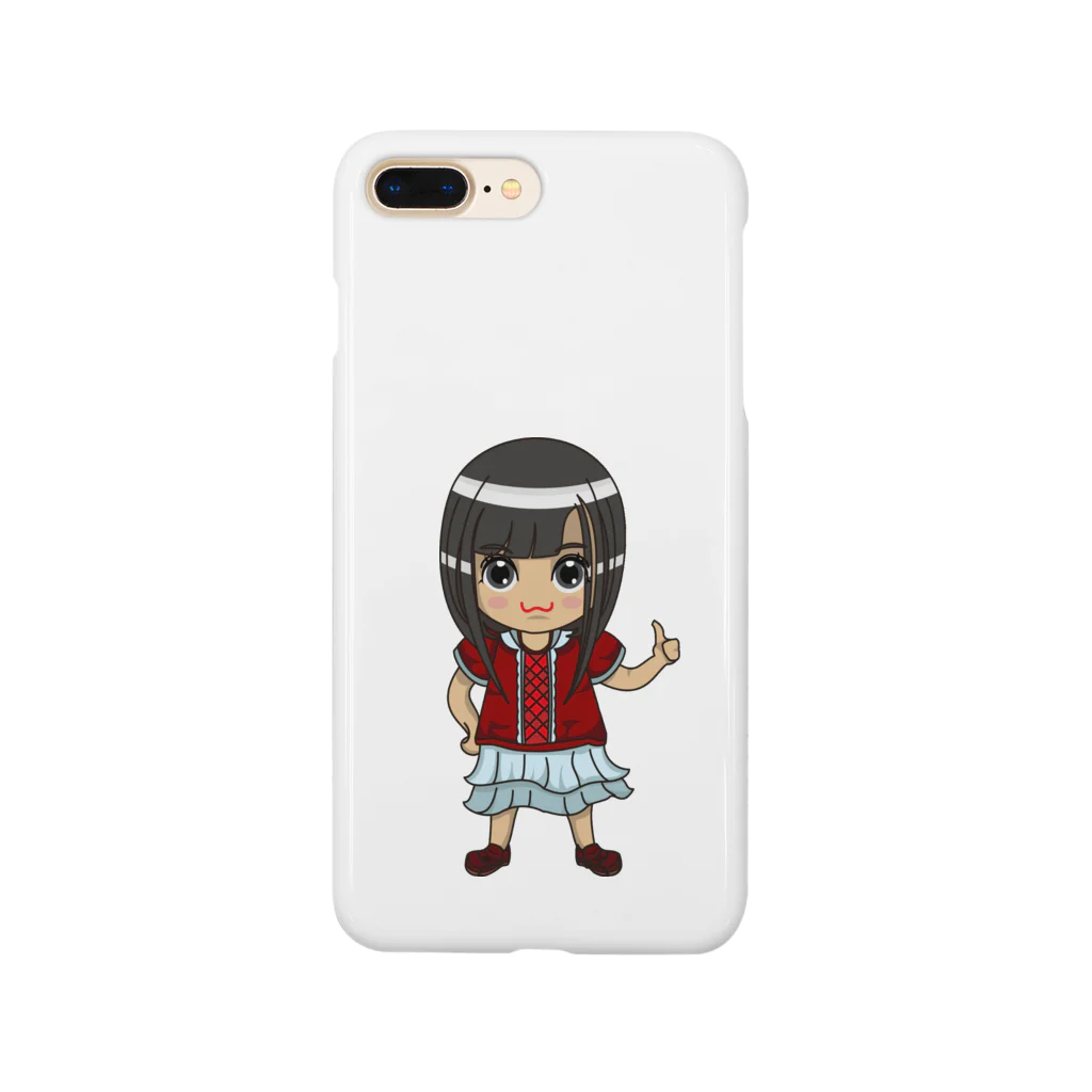 🤍一ノ瀬 彩 🐇⸒⸒ suzuri支店🤍のちびキャラ/NORMALTYPE【一ノ瀬彩】 Smartphone Case