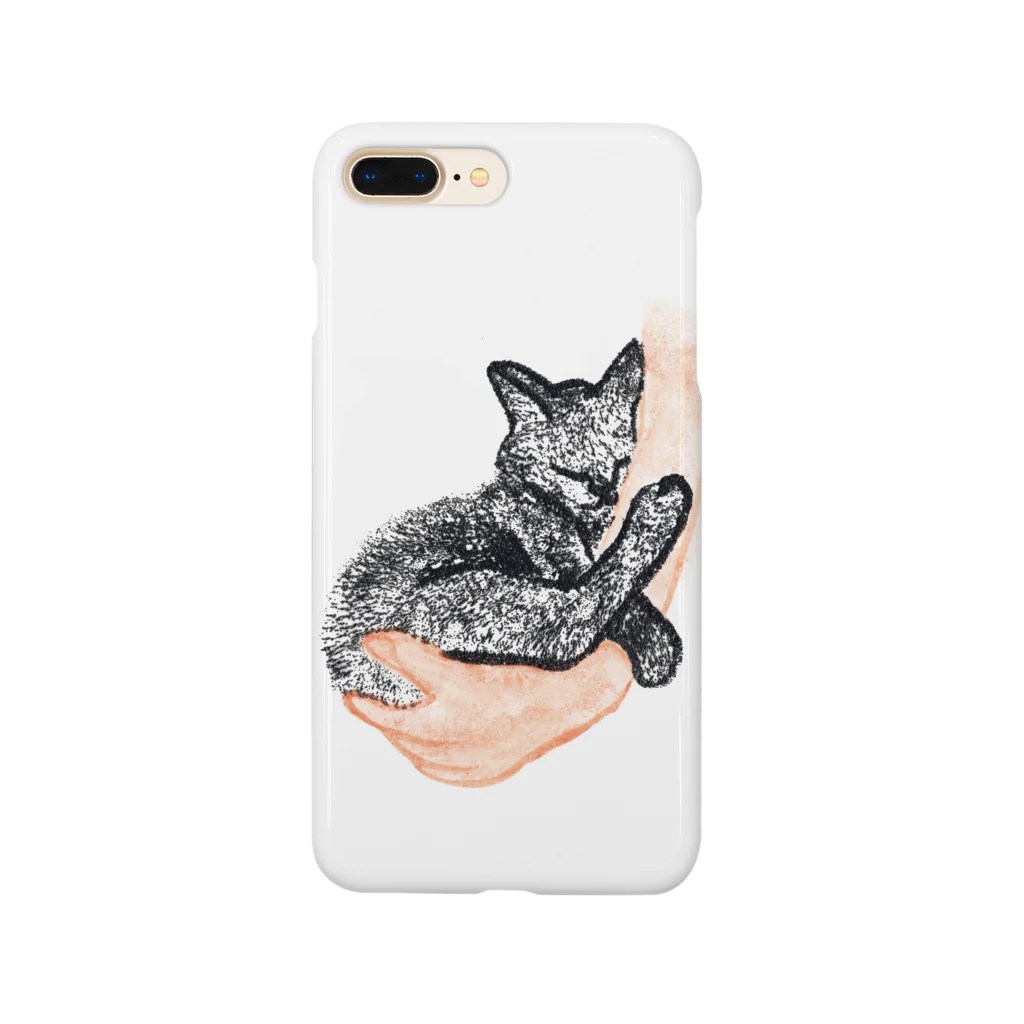 shokomumuのあったかいとあったかい。好きと好きが混ざり合う。猫と人 Smartphone Case