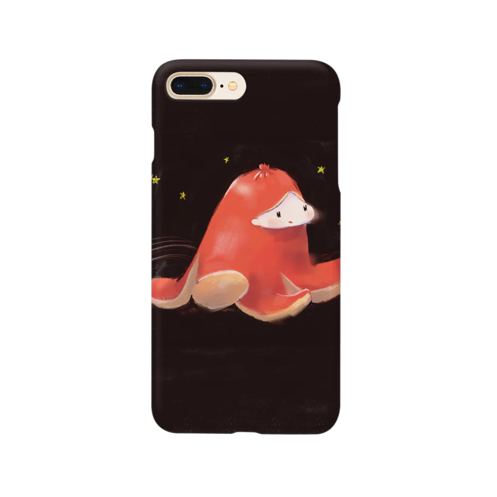 アートの綿毛の赤ウインナーちゃん Smartphone Case