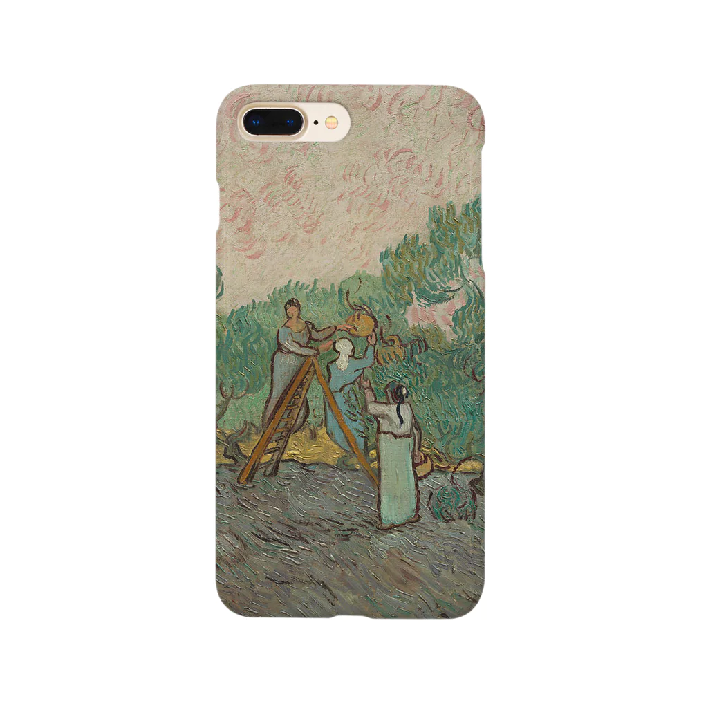 Masterpieceのゴッホ　/　オリーブ摘みの女性　Women Picking Olives 1889 Smartphone Case