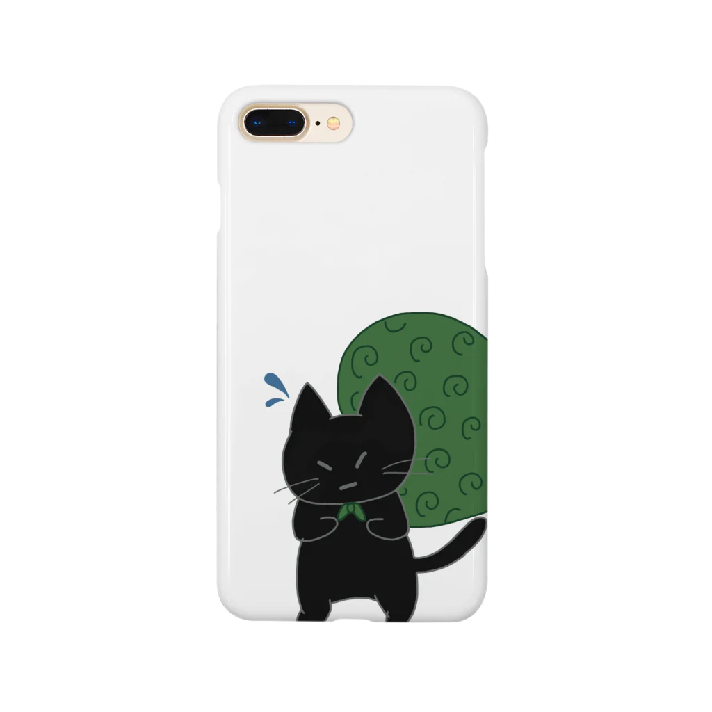 くろねこ日和のどろぼうねこ（黒） Smartphone Case