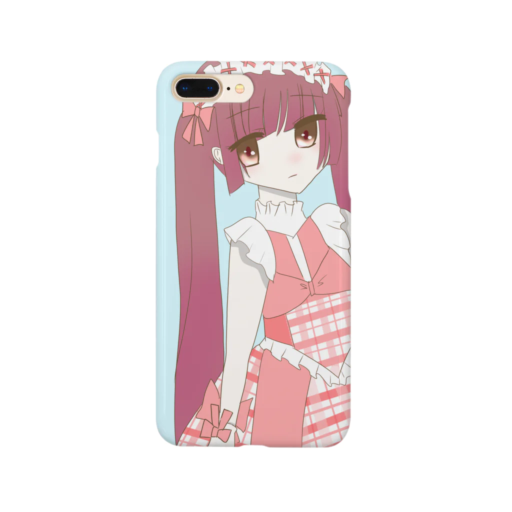 ゆめころ感謝祭のゴスロリ少女iphoneケース Smartphone Case