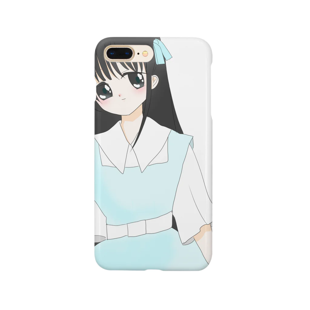 ゆめころ感謝祭の少女スマホケース Smartphone Case