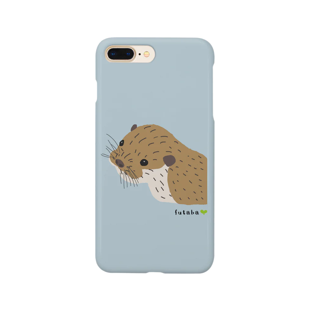 futaba shop（フタバショップ）のカワウソのブラウン Smartphone Case