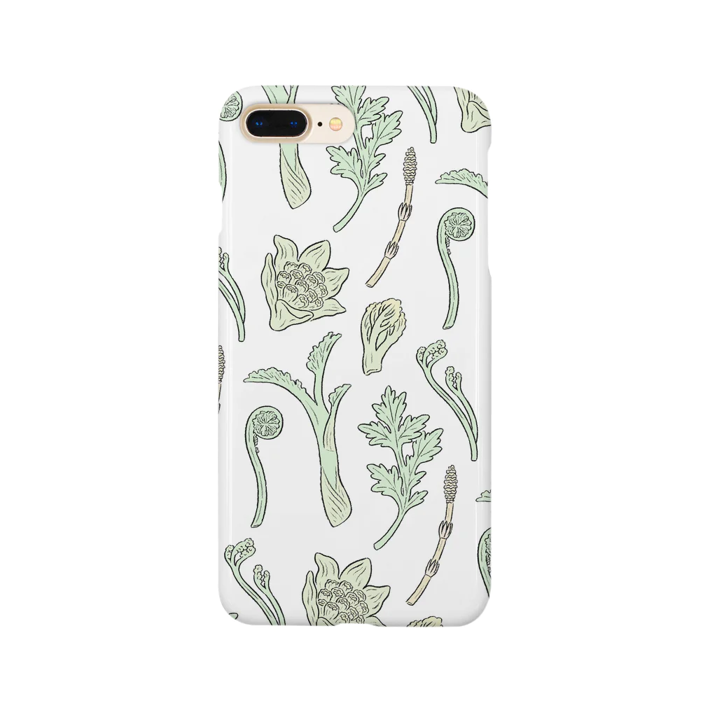 ごぼう会の山菜のスマホケース Smartphone Case