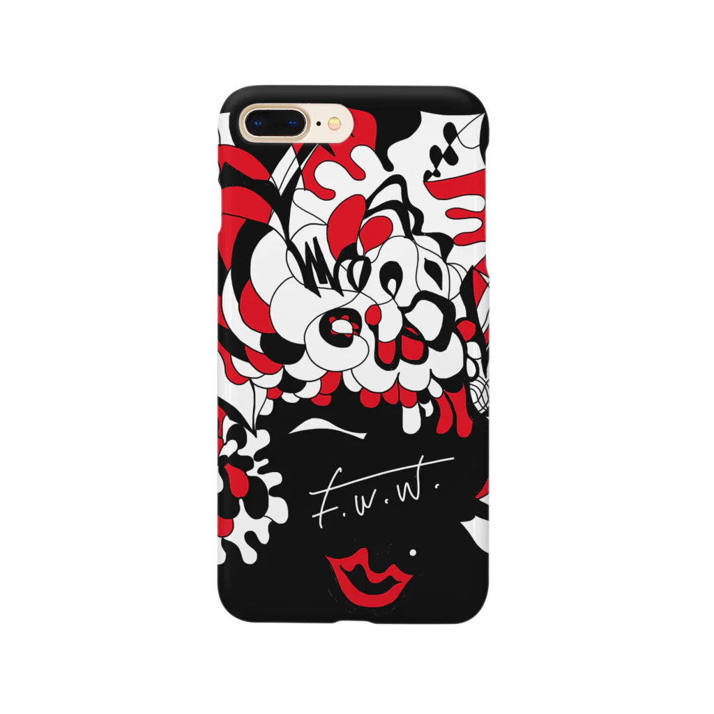 F.W.W.の"Marble chocolate strawberry” by F.W.W.  Smartphone Case