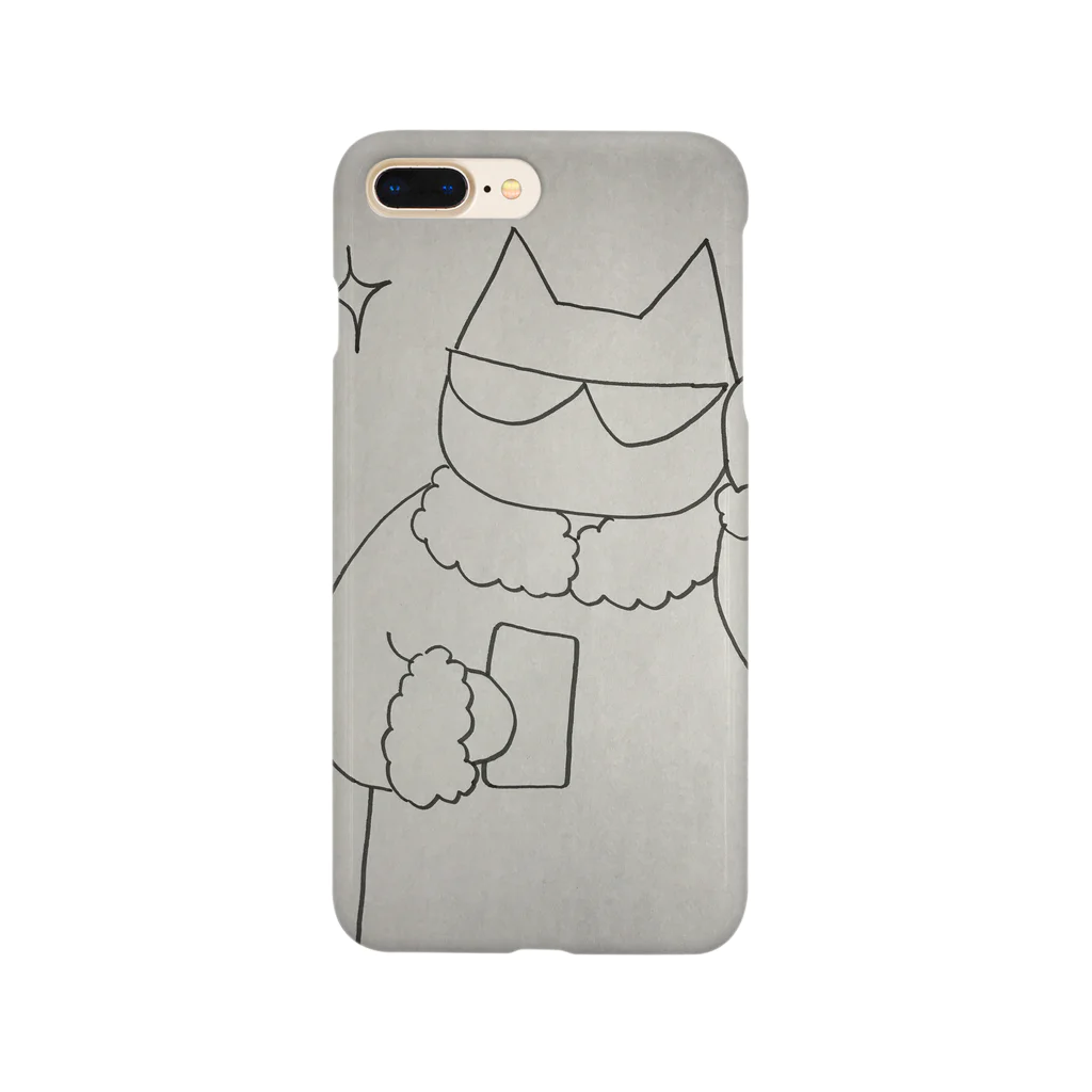 mamakumaのきらりんネコ Smartphone Case