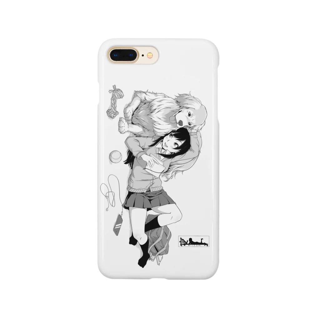 AkiAkaneの寝っころGIRL vol.5『谷宮いづ美』＆愛犬『ダイス』 Smartphone Case