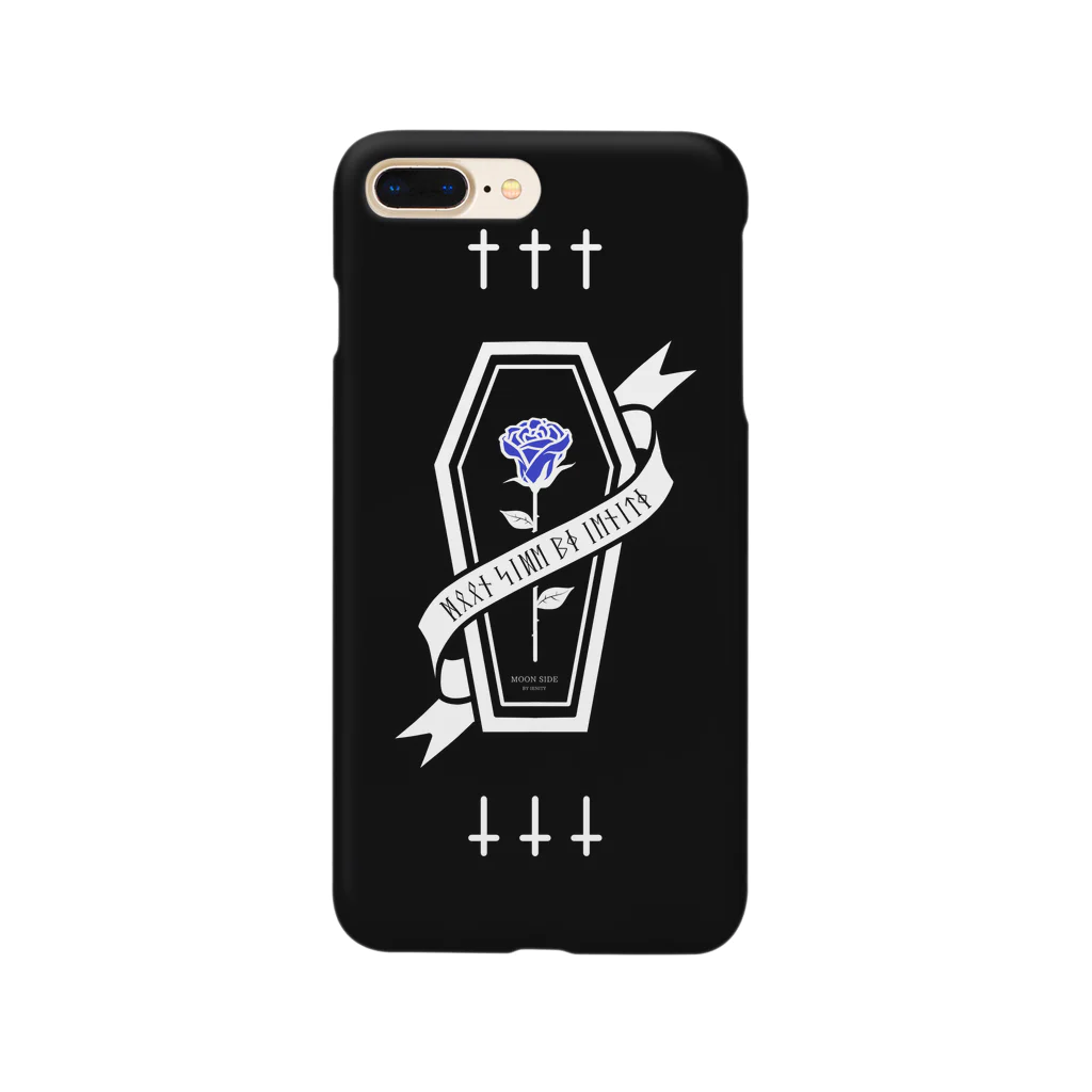 IENITY　/　MOON SIDEの【MOON SIDE】Rose Coffin  Ver.3 #Black Blue Smartphone Case