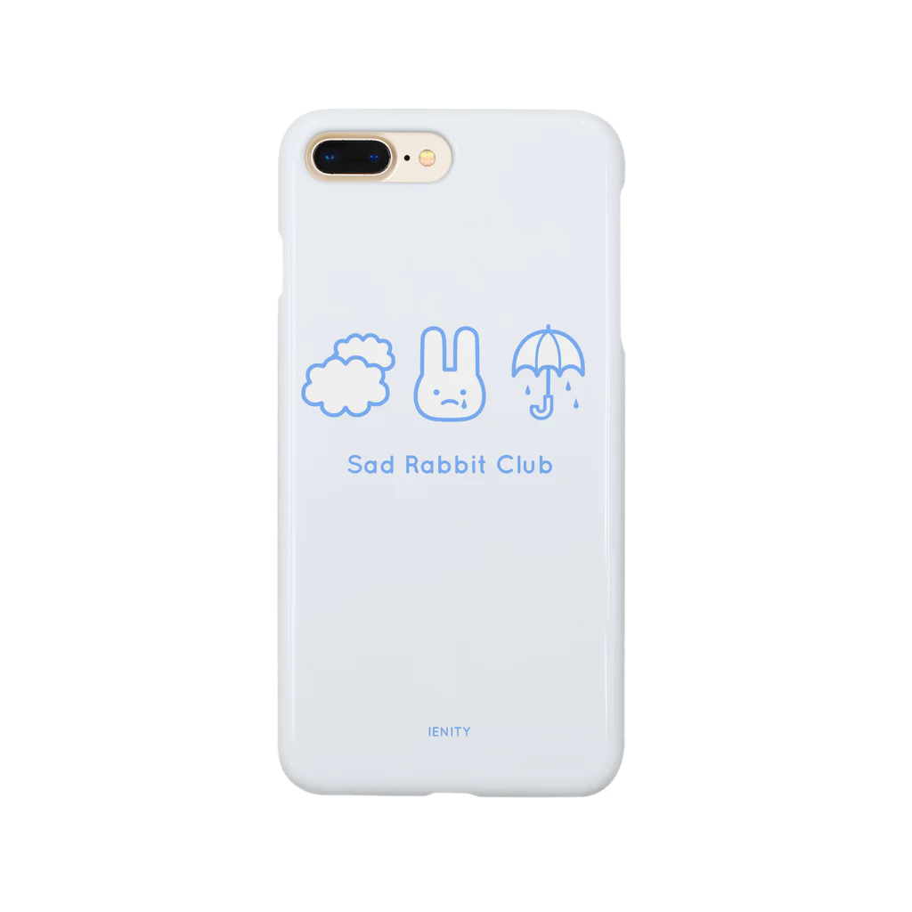 IENITY　/　MOON SIDEの【IENITY】Sad Rabbit Club #Blue Smartphone Case