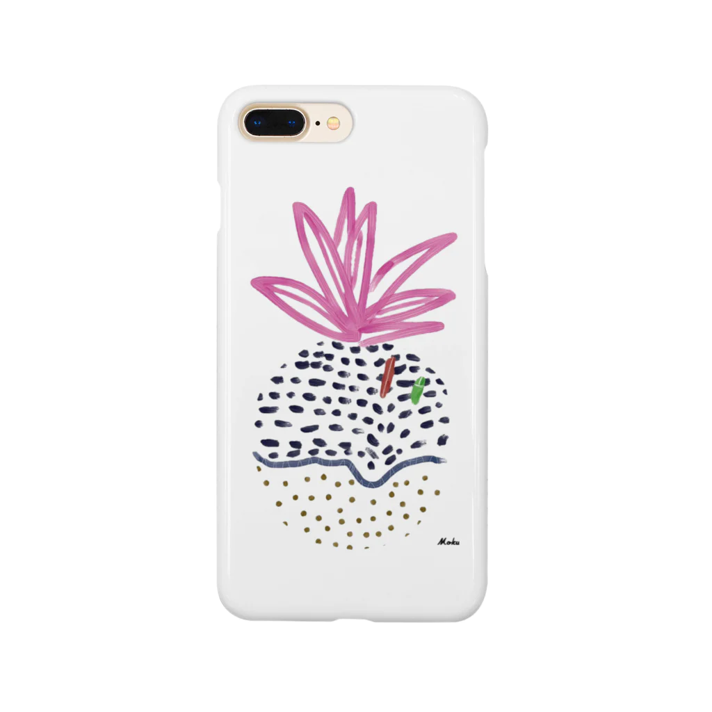 MOKU honoluluのpineapple beach side Smartphone Case