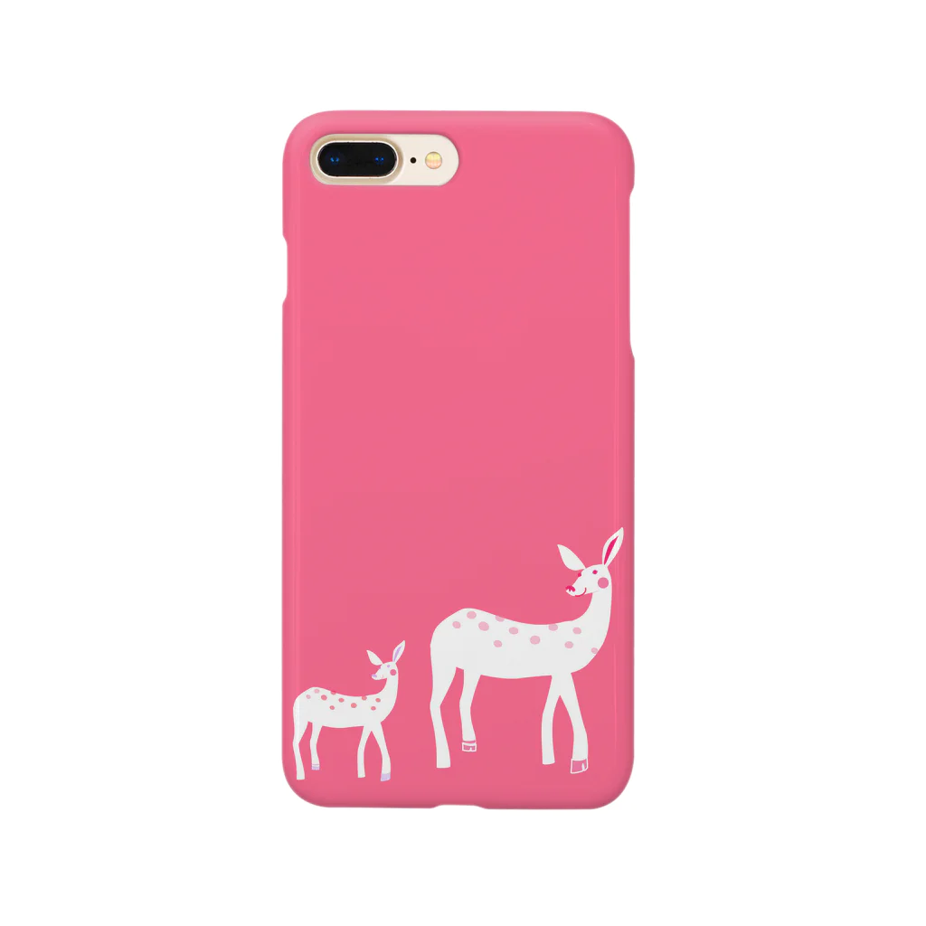 cautuのシカ親子 Smartphone Case