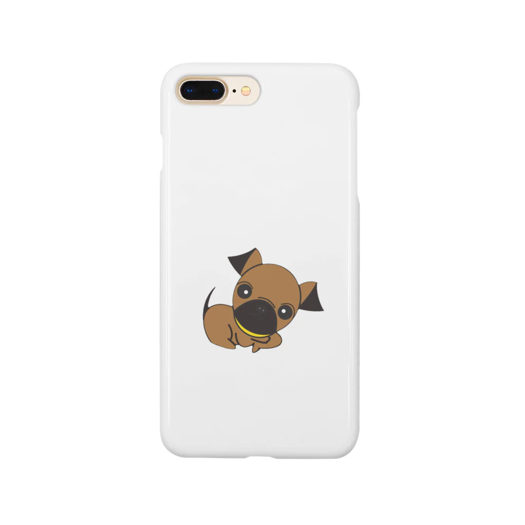 おさんぽわんこのプチブラバンソン(ホワイト) Smartphone Case