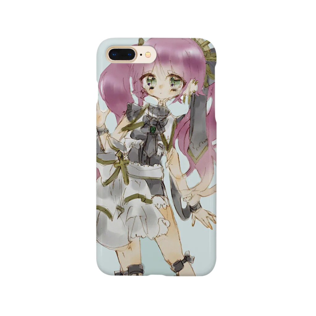 春野 みけねこの女の子 Smartphone Case