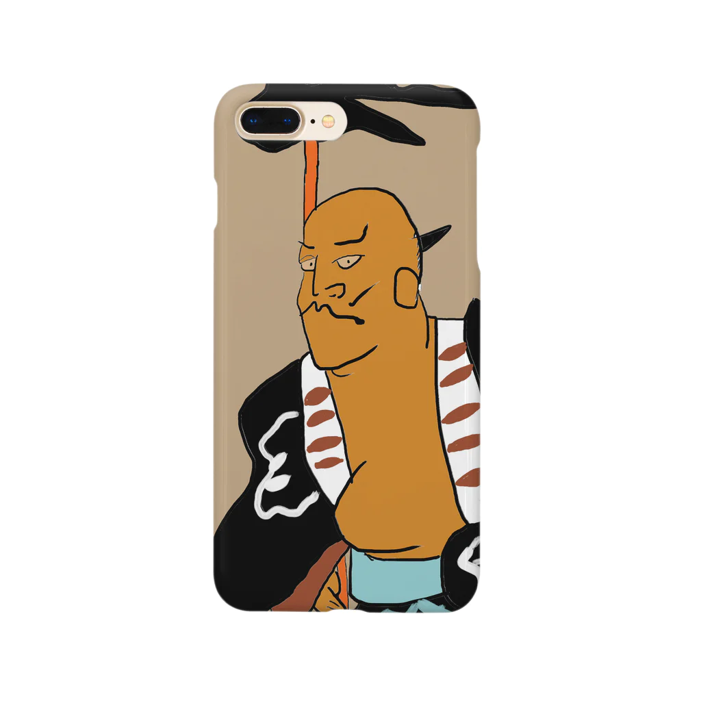 junsen　純仙　じゅんせんのJUNSEN（純仙）丸坊主の将 Smartphone Case