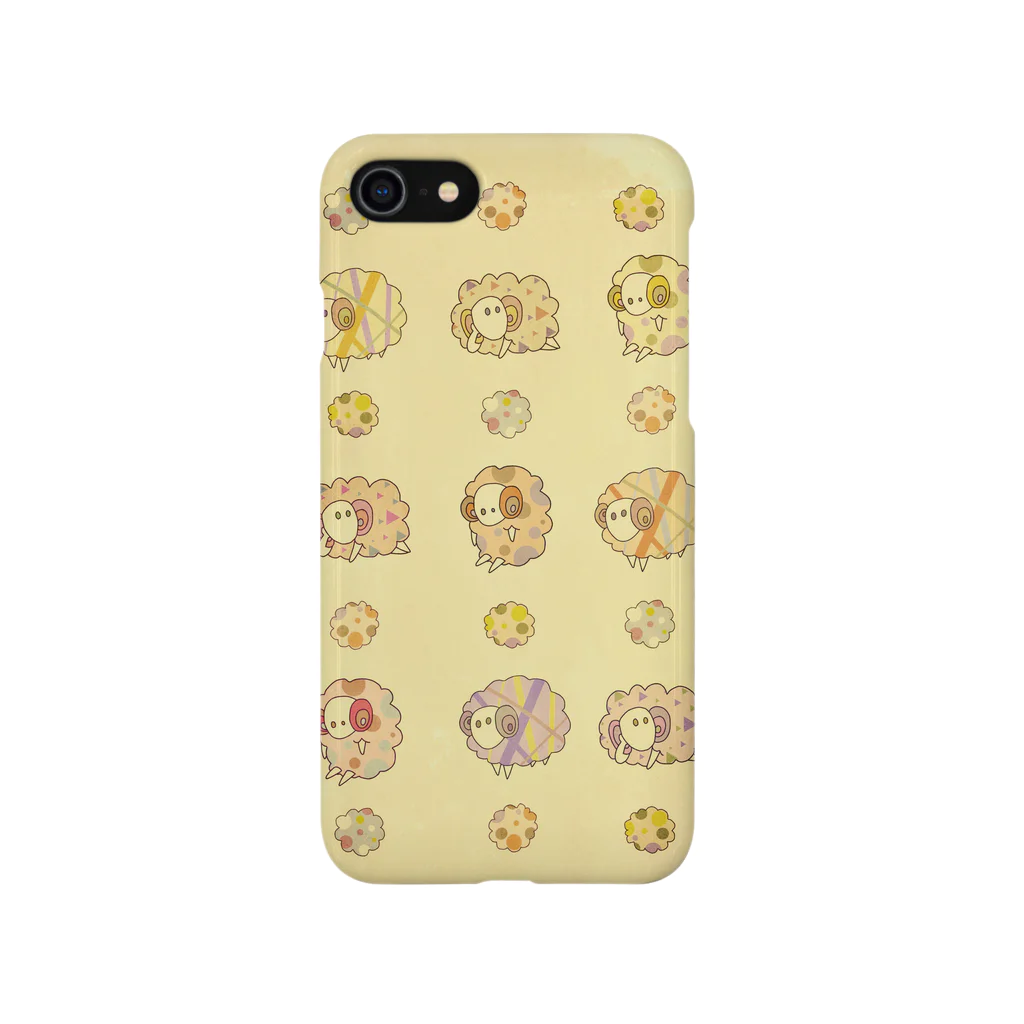 turuturuのrétro sheeps Smartphone Case