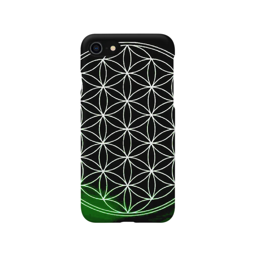 紫園+sion+(麗舞+reybu+)の💚♾麻の葉♾模様💚 Smartphone Case