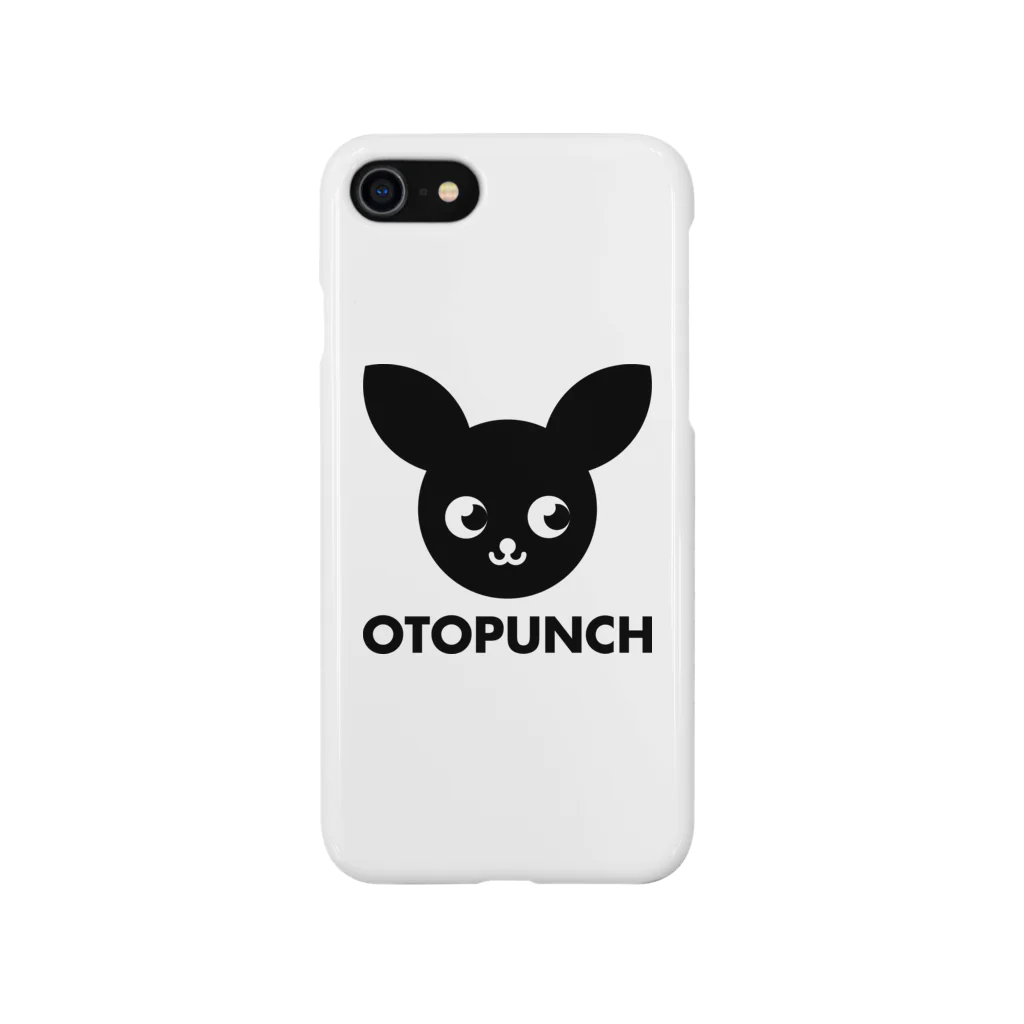 オトパンチマンのOTOPUNCHロゴマーク（Black） スマホケース