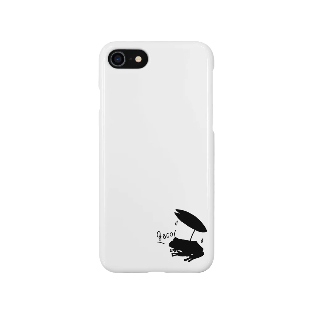 おまめさんの雨宿りカエル Smartphone Case