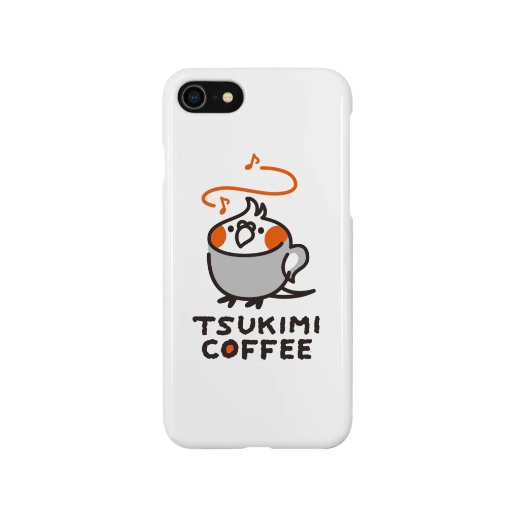 TSUKIMI COFFEEのTSUKIMI COFFEE ロゴ(ごきげん) スマホケース