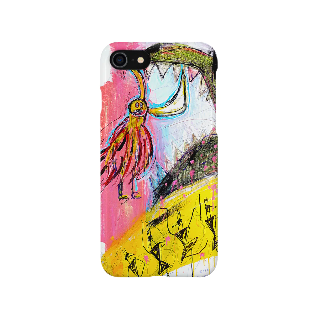 DoiMayumiのPOP ART（My shield is...） Smartphone Case