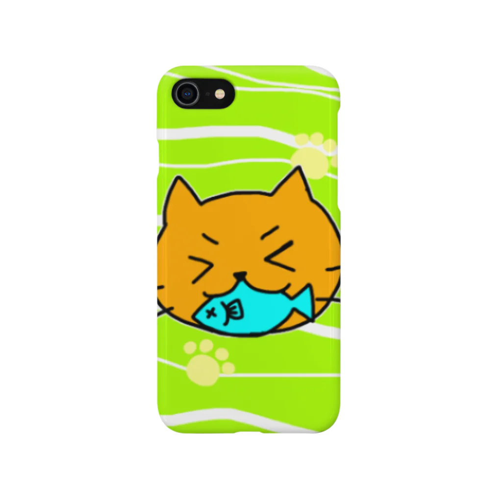 みゆきのおさかなだいすきネコ Smartphone Case