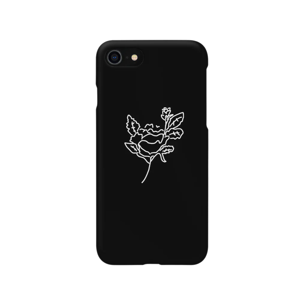 イタズラガキの🥀BLACK スマホケース