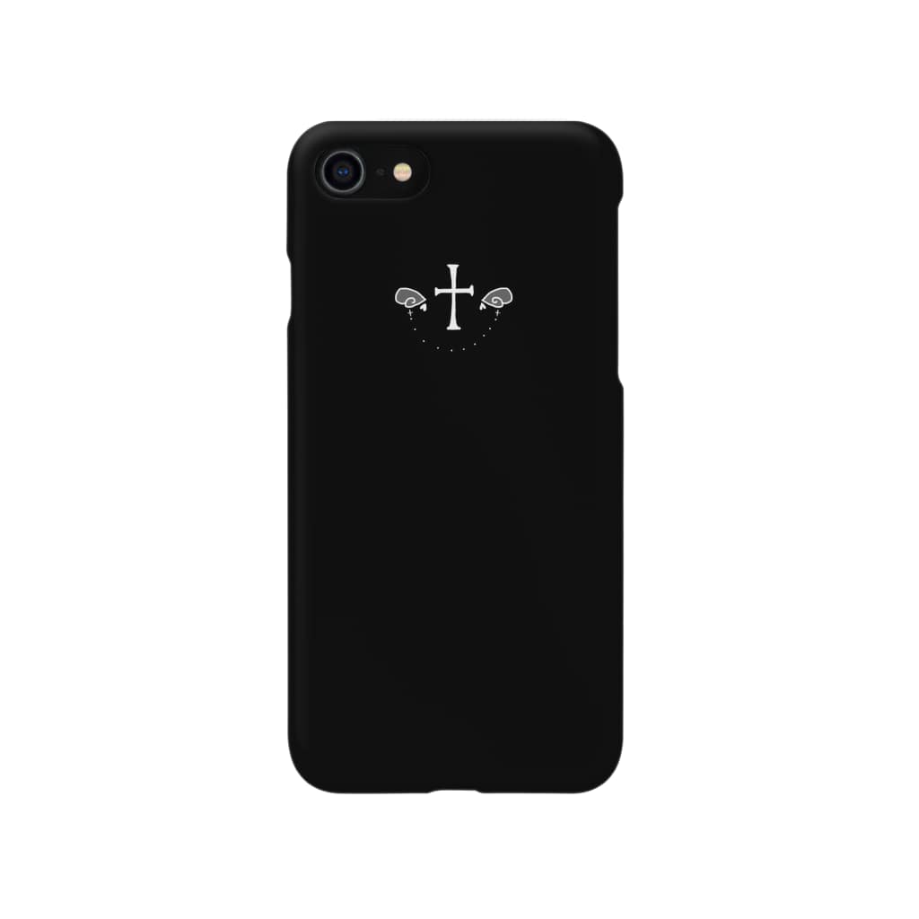 紅葉の気まぐれショップのシンプルなiPhoneケース（シロ） Smartphone Case