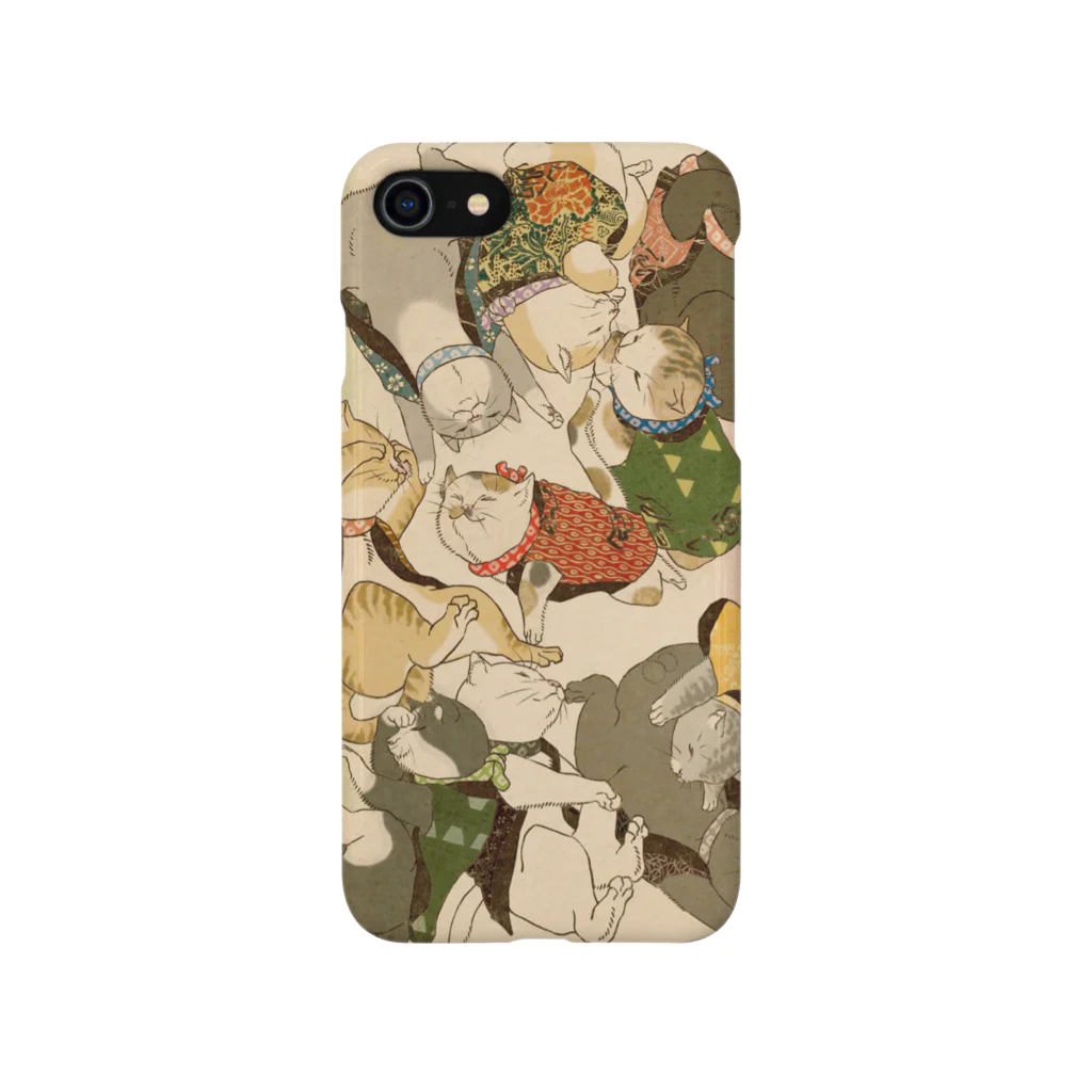 山歌和樂陽 浮世絵　Yamakawa Rakuyou UKIYOEのUKIYOE   Neko 10 zzz Smartphone Case