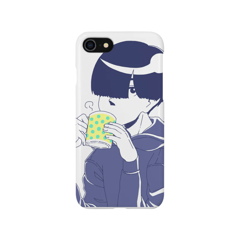 市松模様の憩い Smartphone Case