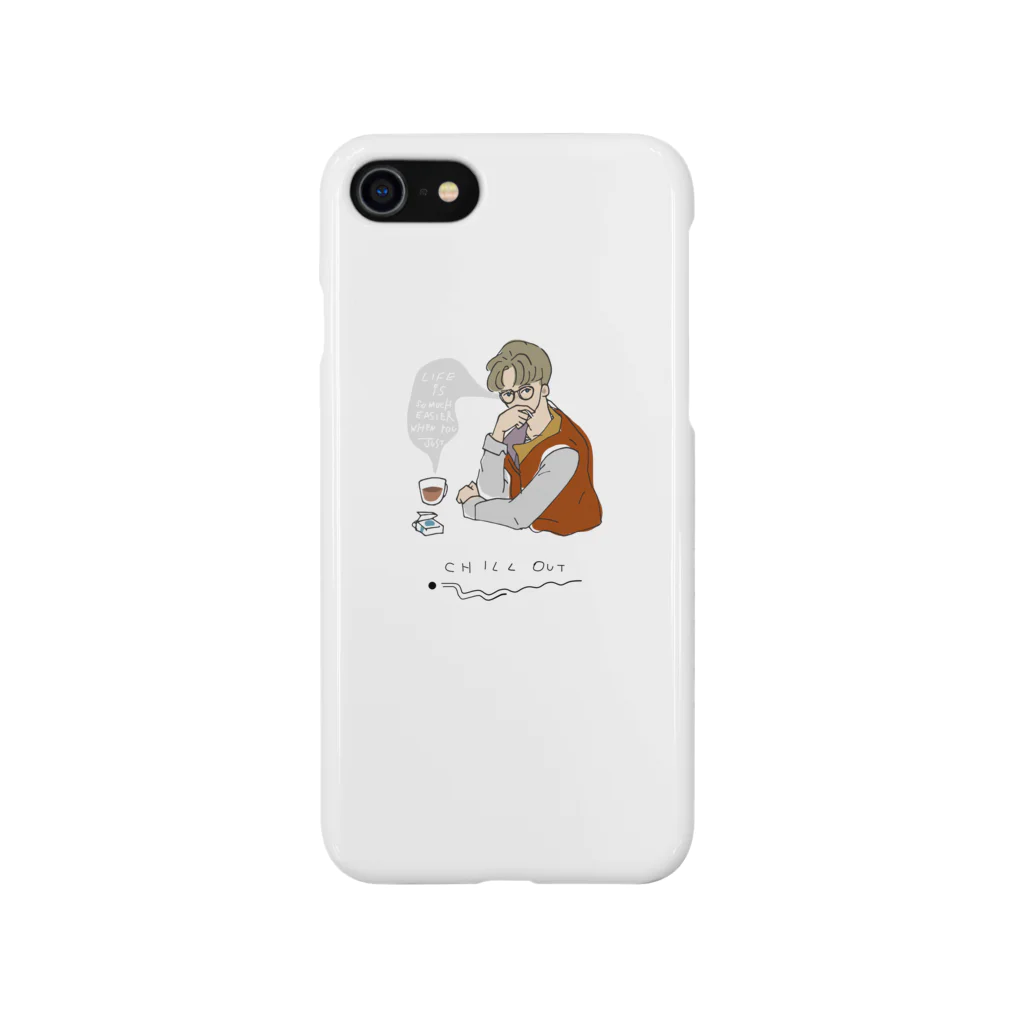 fudgeillustrationのchill out  Smartphone Case