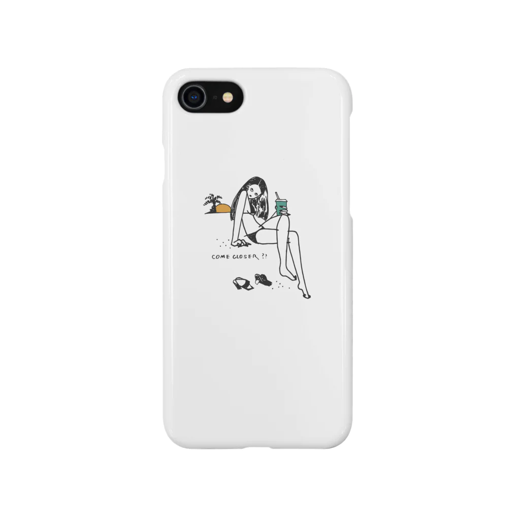 fudgeillustrationのcome here Smartphone Case