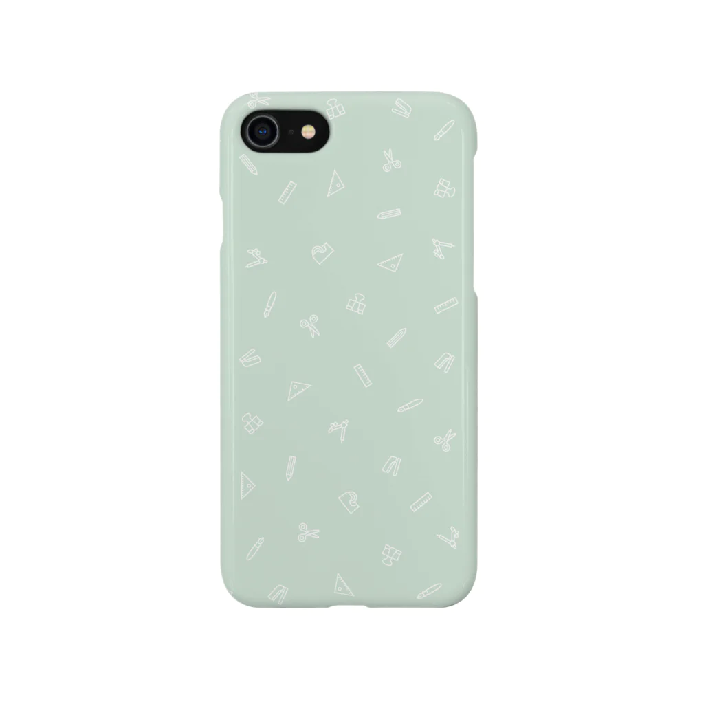 ICOMPO SHOPのステーショナリーズ PaleGreen Smartphone Case