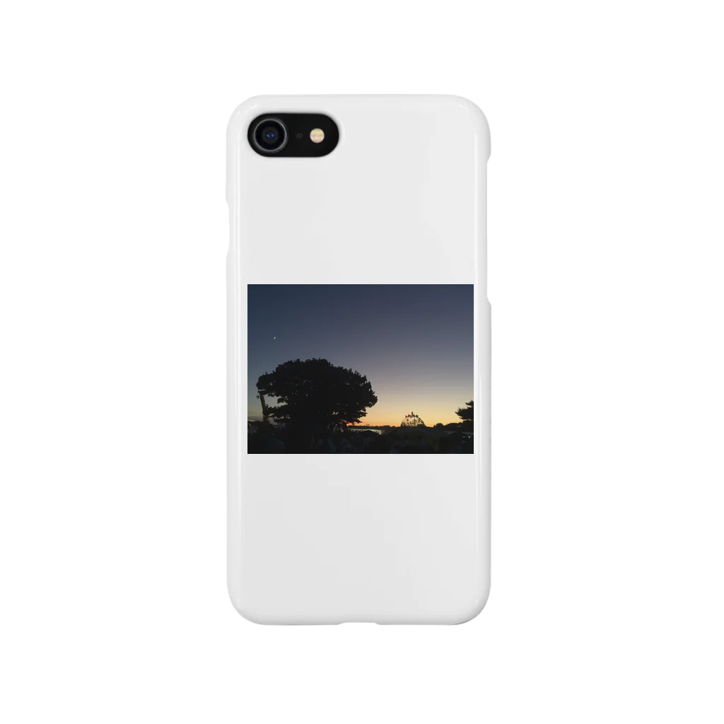 とまとまとの夕暮れと三日月 Smartphone Case